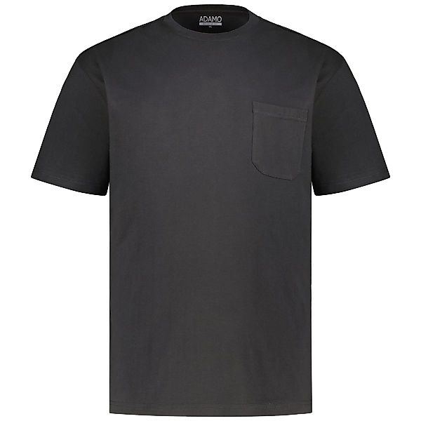 ADAMO Basic T-Shirt mit Brusttasche Farbe schwarz Größe: 6XL günstig online kaufen
