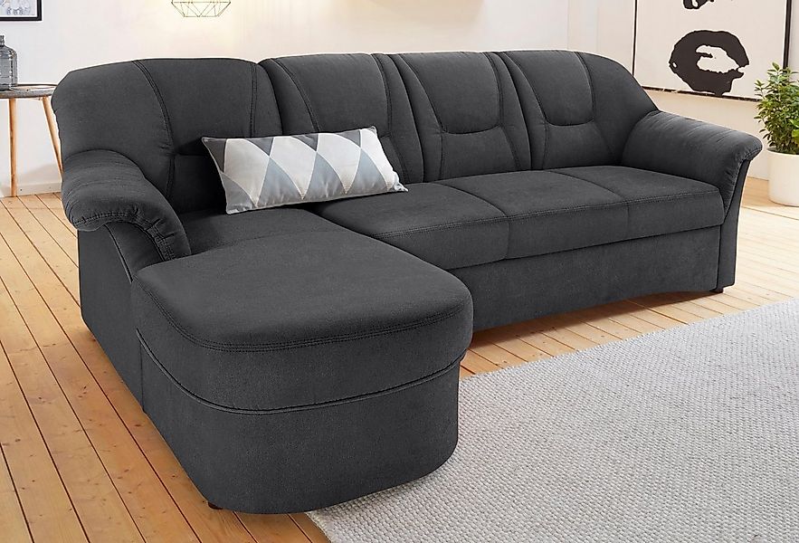 DOMO collection Ecksofa "Sarafina zeitlos und komfortabel, optional mit Fed günstig online kaufen