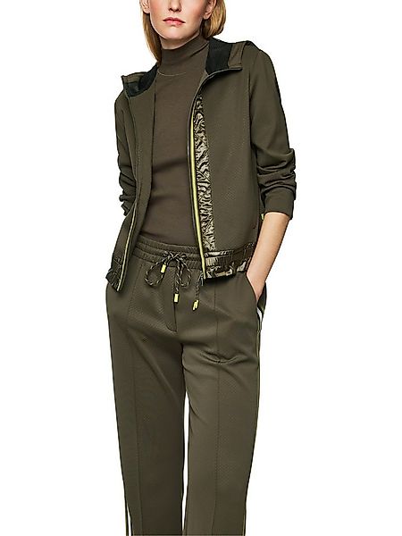 Marc Cain Sweatjacke Leo Hike Premium Damenmode mit Kontraststreifen, leich günstig online kaufen