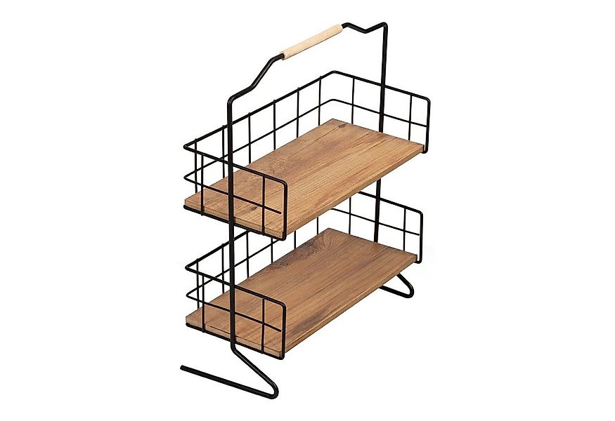 en.casa Badregal, Sallingsund Tischregal mit 2 Ablageflächen 41,5x32x15cm S günstig online kaufen