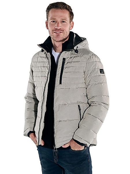 Engbers Kurzjacke engbers Herren Jacke mit abnehmbarer Kapuze, Hellgrau günstig online kaufen