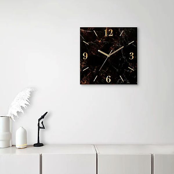 Leonique Wanduhr »Marmor« wahlweise mit Quarz- oder Funkuhrwerk, lautlos oh günstig online kaufen