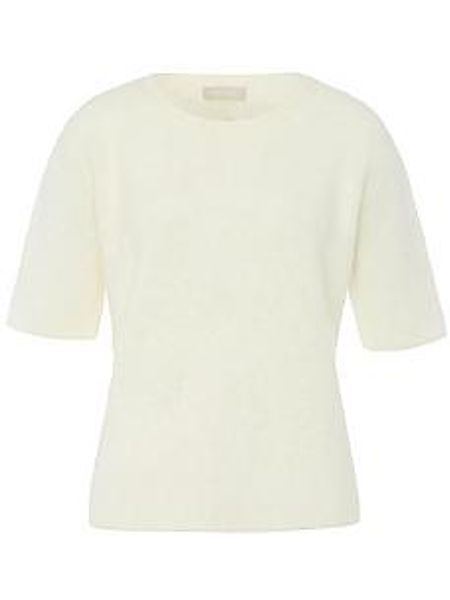 Rundhals-Pullover Peter Hahn weiss günstig online kaufen