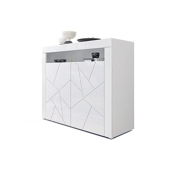 Vladon Sideboard Valencia 3D (Sideboard, mit günstig online kaufen
