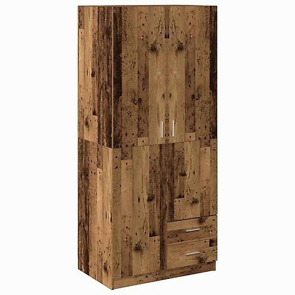 vidaXL Schrankmodule Kleiderschrank Altholz-Optik 80x52x180 cm Holzwerkstof günstig online kaufen