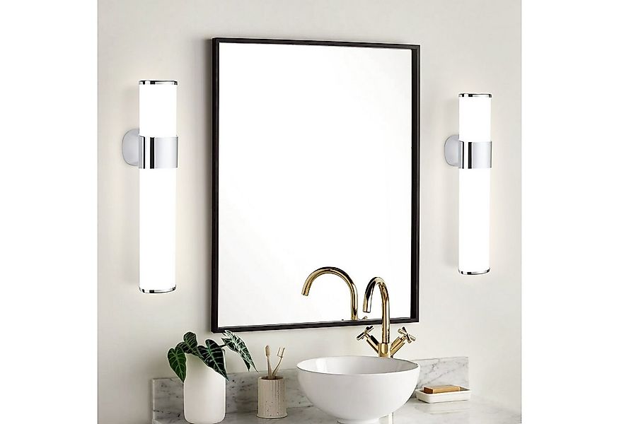 Nettlife LED Spiegelleuchte Spiegelleuchte Led Wandlampe 35cm, LED fest int günstig online kaufen