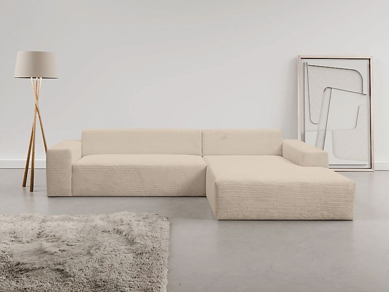 WERK2 Ecksofa "Zeus-XL", Curvy Trend Garnitur mit urbaner Optik günstig online kaufen