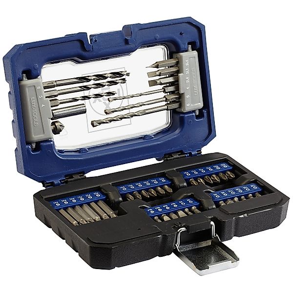LUX-TOOLS Bohrer- und Bit-Set 42-teilig günstig online kaufen