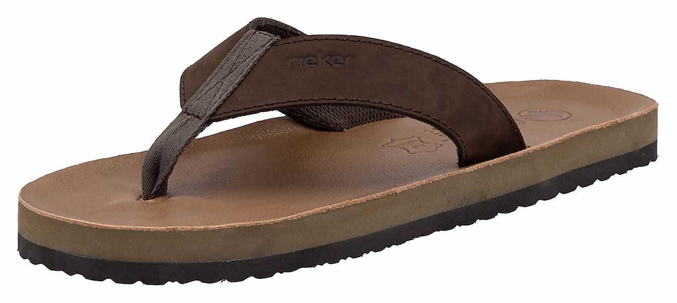 Rieker Zehentrenner, Sommerschuh, Strandschuh, Badeschuh, Poolslide mit Zeh günstig online kaufen