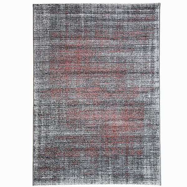 HOMCOM Teppich Kurzflor Grau-Koralle 230 x 160 x 1 cm   Aosom günstig online kaufen