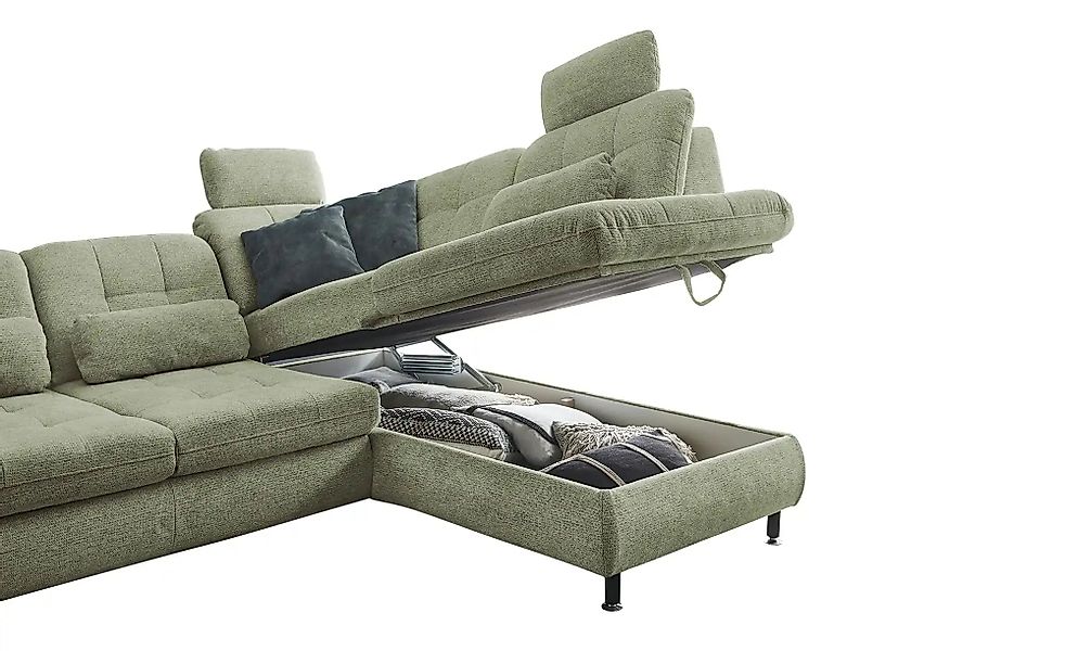 Lounge Collection Ecksofa  LIORA ¦ grün Polstermöbel > Sofas > 3-Sitzer - H günstig online kaufen