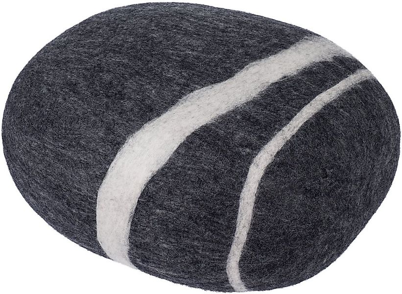 myfelt Pouf Filz Kieselstein (Pouf), aus 100% reiner Schurwolle, Meditation günstig online kaufen