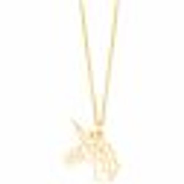 Anhänger mit Kette 925/- Sterling Silber vergoldet Einhorn günstig online kaufen