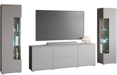 INOSIGN Wohnwand KENIA, (Komplett-Set, 3-St), Vitrinen günstig online kaufen