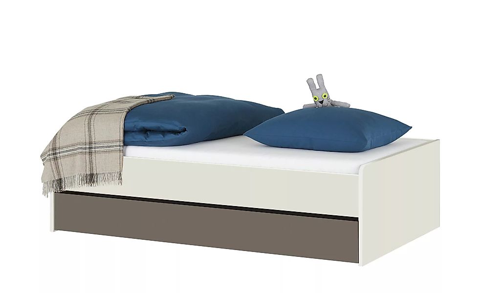 Duobett  Grow Up - grau - 127 cm - 54,5 cm - Betten > Bettgestelle - Möbel günstig online kaufen