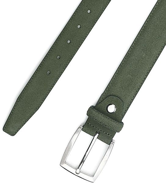 Suitable Wildleder Gürtel Grün - Größe 105 günstig online kaufen