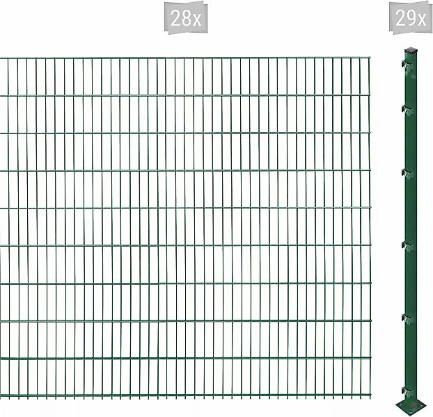 Arvotec Doppelstabmattenzaun "ESSENTIAL 183 zum Aufschrauben", Zaunhöhe 183 günstig online kaufen