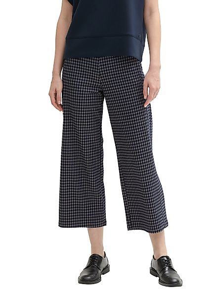 TOM TAILOR Culotte Sommerhose mit Karo günstig online kaufen