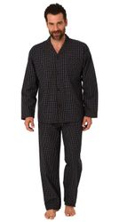 Normann Pyjama Gewebter Herren Pyjama, durchknöpfbarer günstig online kaufen