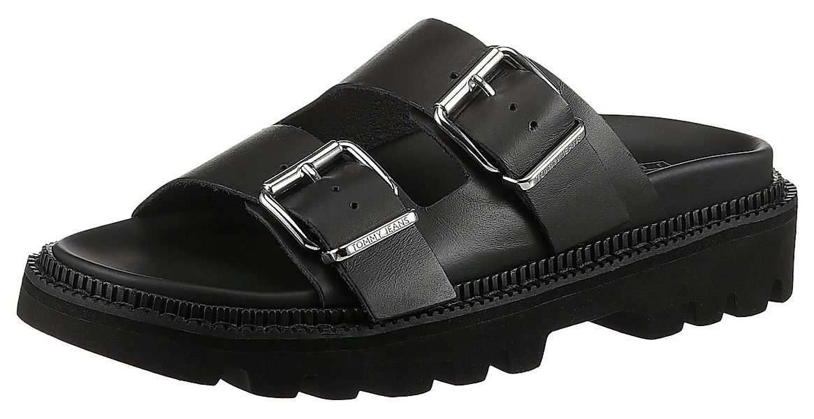 Tommy Jeans TJW DOUBLE STRAP SANDAL Pantolette, Plateau, Sommerschuh, Schlü günstig online kaufen