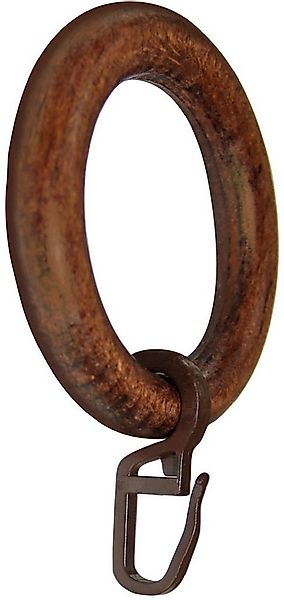 GARESA Gardinenring Holzring mit Haken, (20-St), für Durchmesser bis 28mm, günstig online kaufen