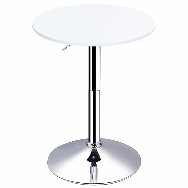 HOMCOM Runder Stehtisch Bistrotisch Küchentisch - höhenverstellbar 69-93 cm günstig online kaufen