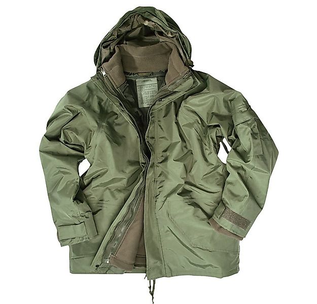 Mil-Tec Parka Militär Nässeschutz Jacke mit Fleecejacke Wasserabweisend günstig online kaufen