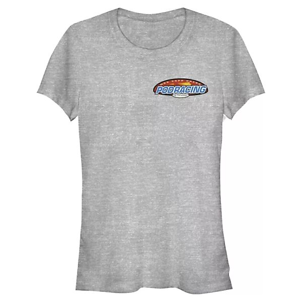 Star Wars - Logo Podracing Pocket - Frauen T-Shirt günstig online kaufen