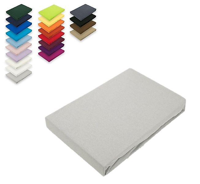 EXKLUSIV HEIMTEXTIL Spannbettlaken Marke Jersey Spannbettlaken günstig online kaufen