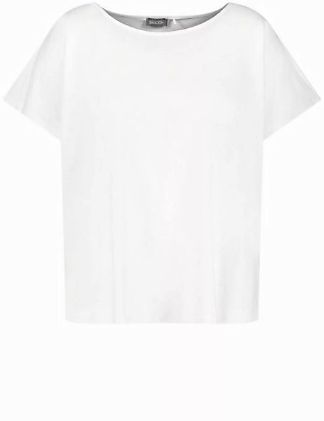 Samoon Kurzarmshirt Basic T-Shirt mit Rückenfalte günstig online kaufen