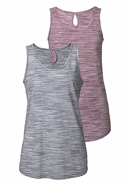 Beachtime Tanktop mit Struktureffekt (2er-Pack) aus günstig online kaufen