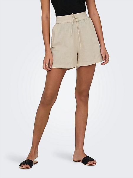 ONLY Shorts ONLTIZANA STRING COTTON SHORTS WVN Baumwolle, loose fit günstig online kaufen