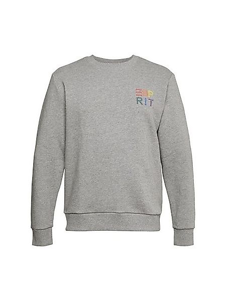 Esprit Sweatshirt Sweatshirt mit bunter Logo-Stickerei (1-tlg) günstig online kaufen