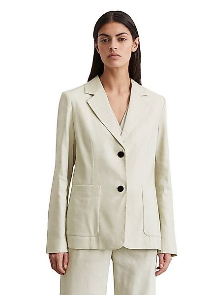 Marc O'Polo Longblazer aus Leinen-Viskose-Stretch günstig online kaufen