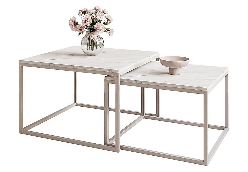 Lookway Couchtisch YOSHI 2in1 MATT KASCHMIR (2er-Set), Breite: 70 cm und 60 günstig online kaufen