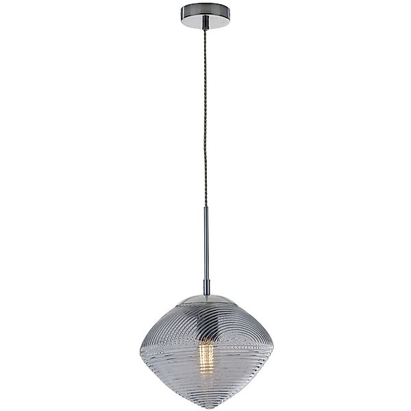 Luce Design Pendelleuchte Greenwich 1-flammig Seeblau Ø 26,2 cm günstig online kaufen