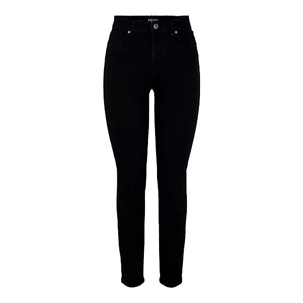 Pieces Lili Slim Jeans Mit Hoher Taille M Black günstig online kaufen