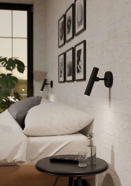 LED-Wandleuchte Almudaina, schwarz Breite 11 cm, Stahl günstig online kaufen