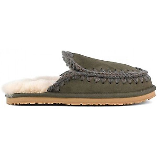 Mou  Sneaker Full Eskimo Stitch Slipper Oliv günstig online kaufen
