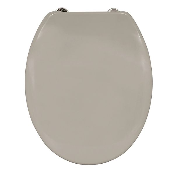 MSV WC-Sitz Thermodur 37,5 cm x 44,5 cm x 4 cm Taupe günstig online kaufen