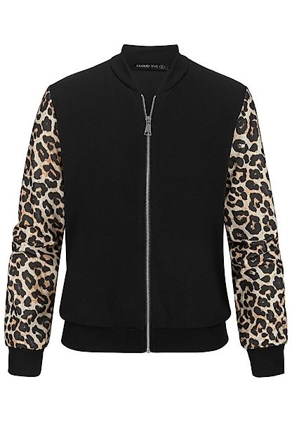 CLOUD 5IVE Bomberjacke CLOUD 5IVE Bomber Jacket 2-Tone Leo Sleeve Print (1- günstig online kaufen