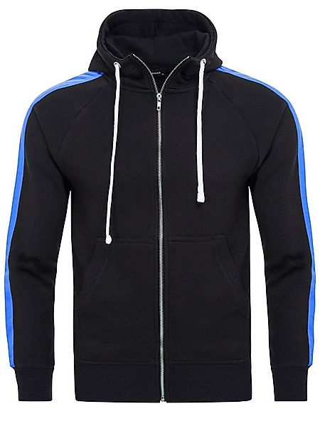 Pittman Kapuzensweatjacke Retro Zipper Hoodie Stripe (1-tlg) günstig online kaufen