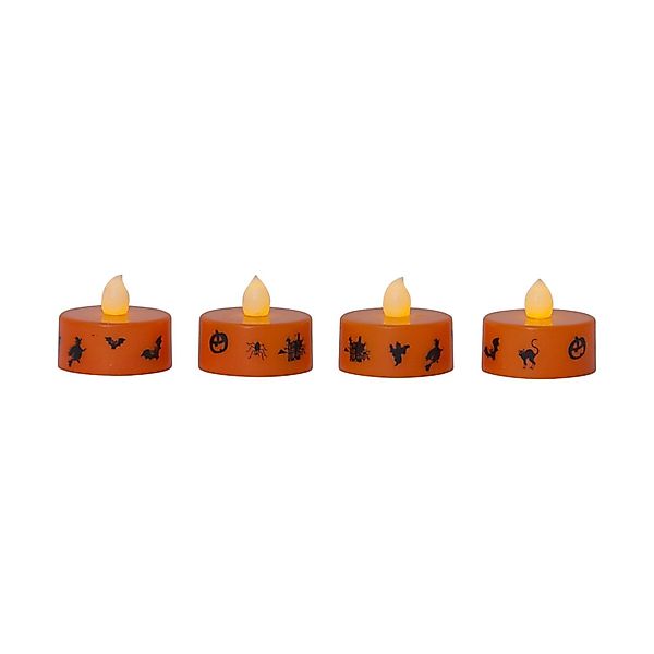 STAR TRADING LED-Kerze LED Teelichter Halloween günstig online kaufen