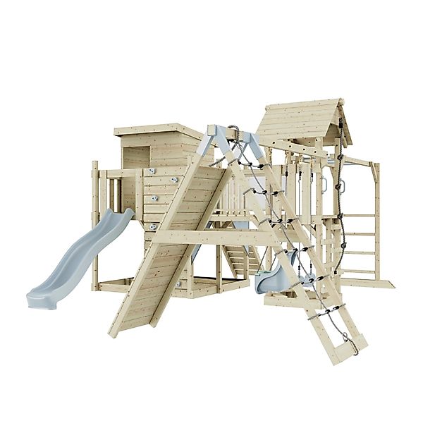 OutdoorToys Spielturm Lars mit Babyschaukel Eisblau günstig online kaufen