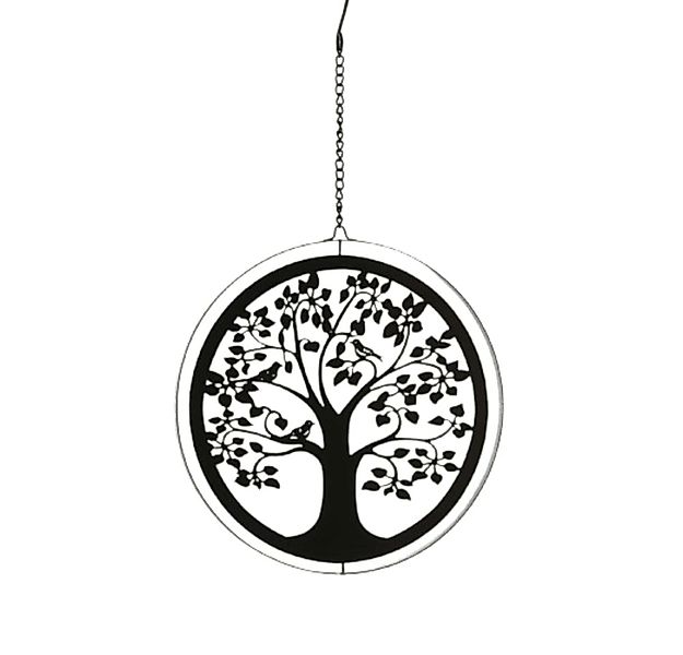 Home-trends24.de Hängedekoration Wanddekoobjekt Aufhänger Lebensbaum Metall günstig online kaufen