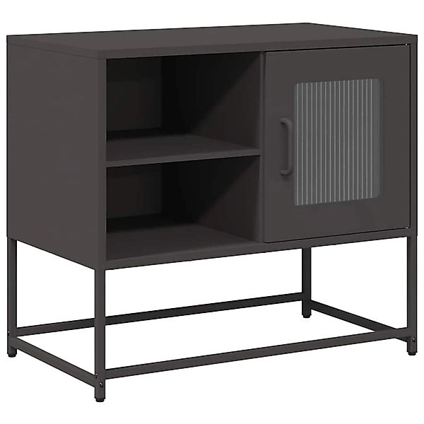 vidaXL TV-Schrank Schwarz 68x39x60,5 cm Stahl 853386 günstig online kaufen