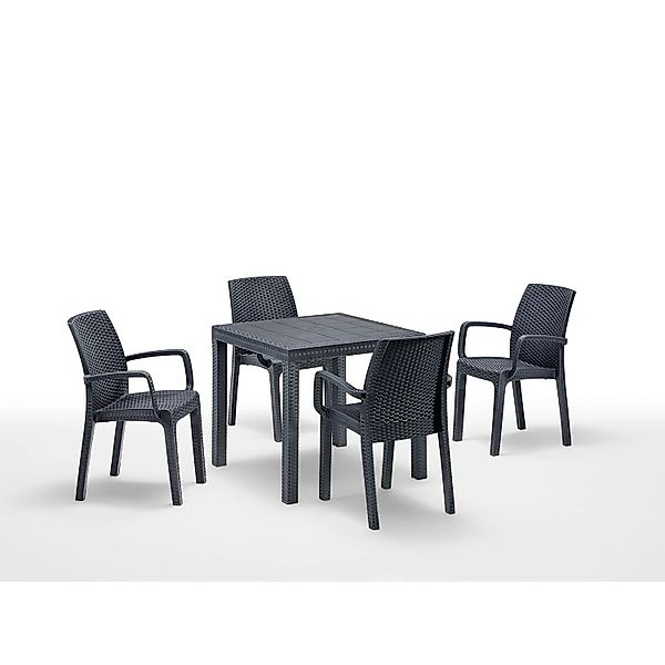 Bica Gartenlounge-Set Gastro Essgruppe Verona Esstisch günstig online kaufen