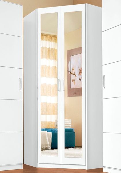 priess Eckkleiderschrank "Bilbao" mit 3 verschiedenen Fronten günstig online kaufen