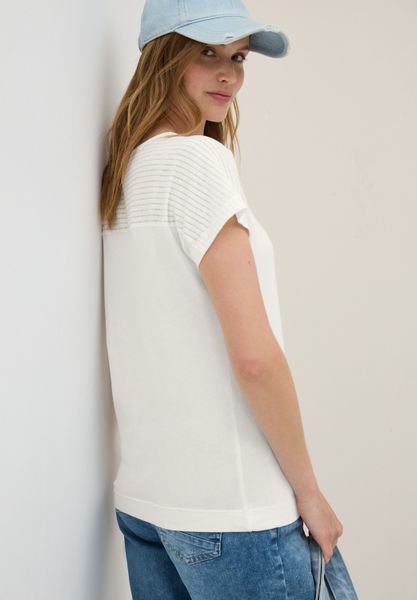 Cecil V-Shirt im soften Baumwoll-Mix günstig online kaufen