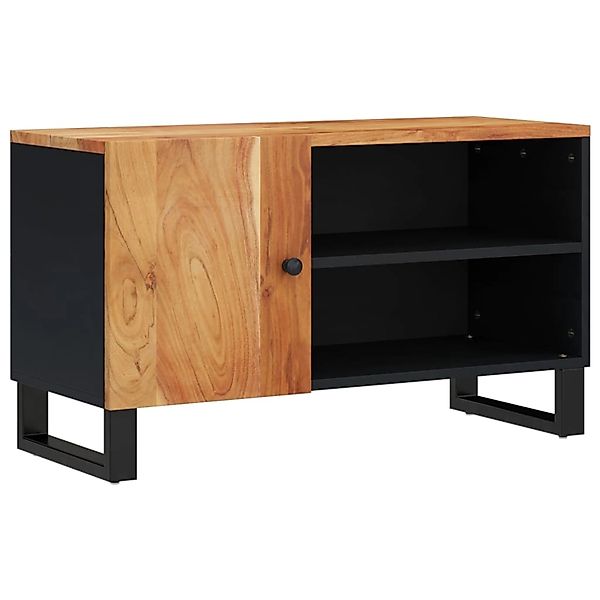 vidaXL TV-Schrank 80x33x46 cm Massivholz Akazie & Holzwerkstoff günstig online kaufen